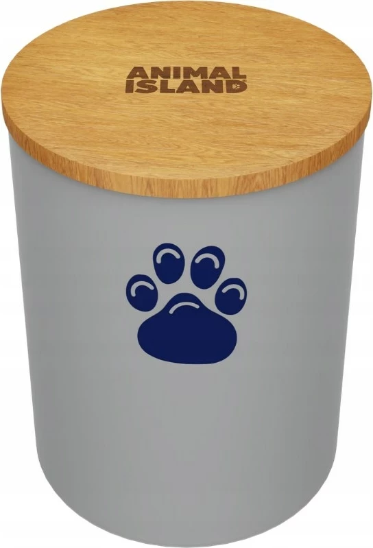 Enë ushqimi për kafshë ANIMAL ISLAND, 3L, Gri