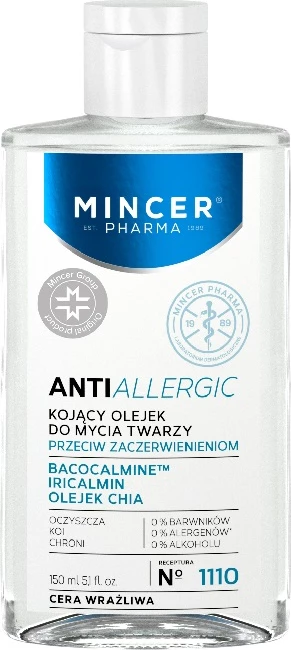 Vaj pastrues fytyre Mincer Pharma Anti-allergic Soothing Face Wash Oil No.1110, 150ml