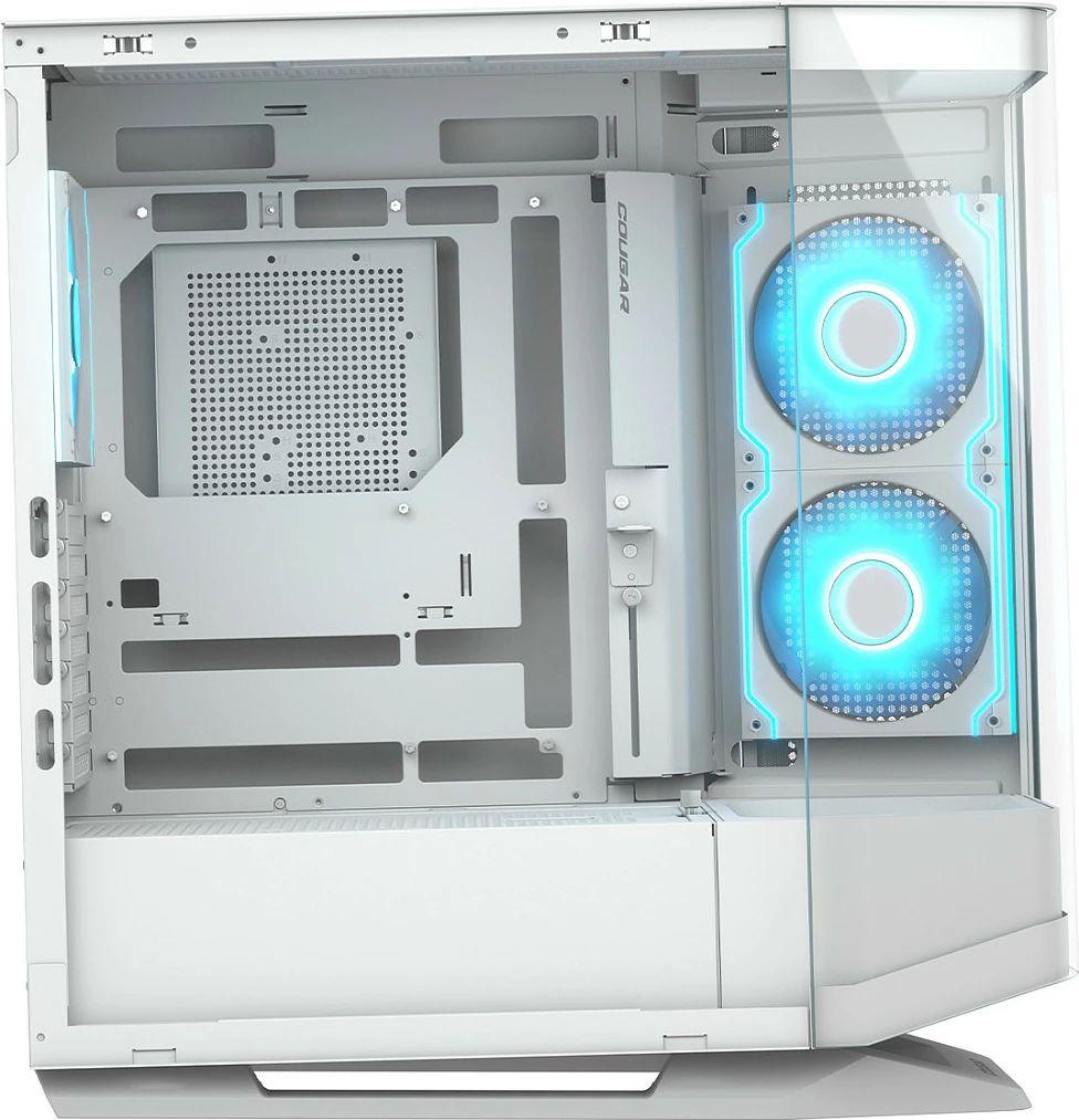 Kasë Cougar FV270 ARGB midi tower e bardhë