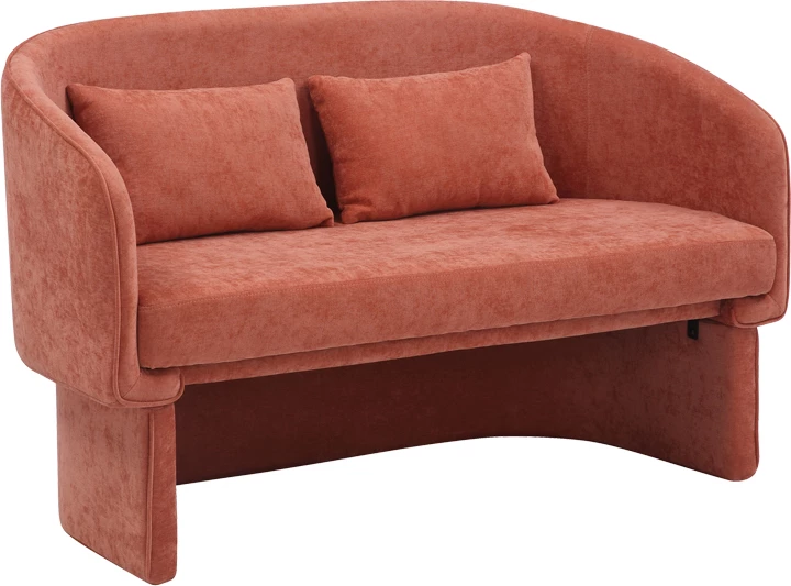 Divan dy ulësesh Playmob, ngjyrë pllakë, 128x65x79cm