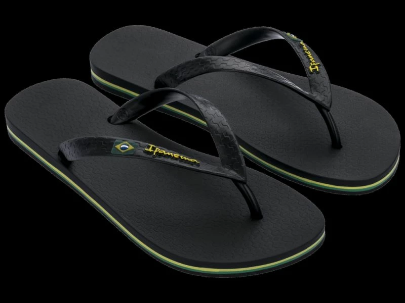 Flip-Flops Ipanema për meshkuj dhe femra, të zeza