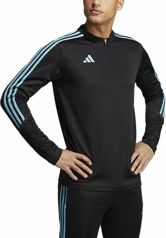 Duks për meshkuj adidas, i zi me vija blu [Madhësia: M]