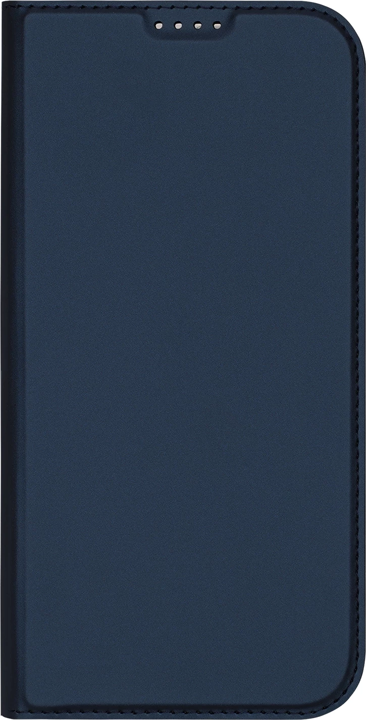 Mbështjellës Dux Ducis Skin Pro për iPhone 16 Pro Max, me kapak dhe xhep për kartela, kaltër