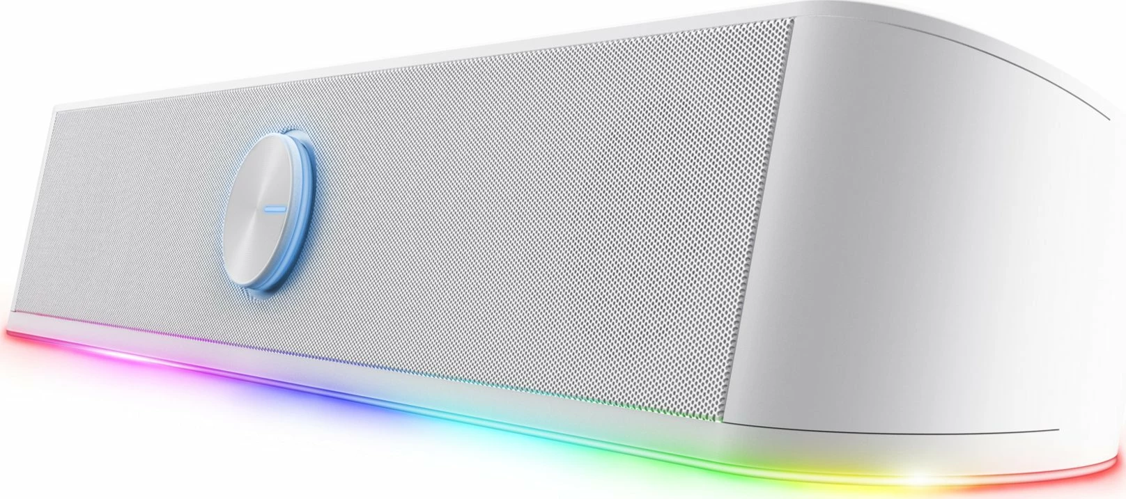 Soundbar Trust GXT 619W Thorne 12W max 2.0 RGB LED USB + 3.5mm e bardhë