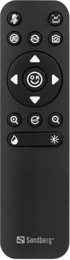 Webcam SANDBERG 134-45 4K USB-C/A me telekomandë, e zezë