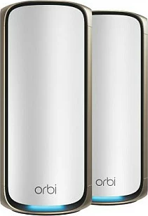 Satelit Mesh WiFi NETGEAR Orbi 970 Series, 2 copë, 11530 Mbps, quad-band, gri