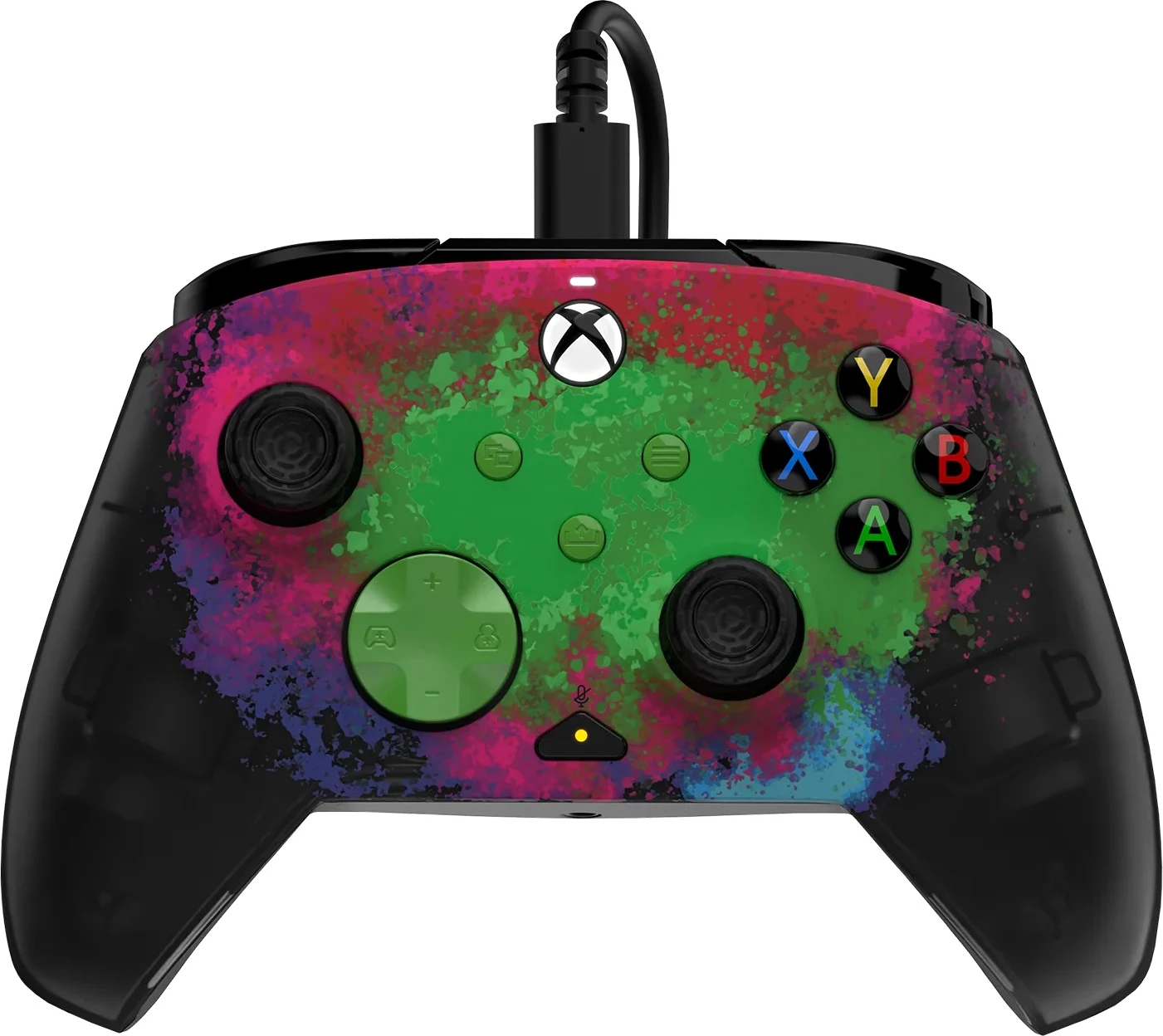 Kontroller me kabllo për Xbox PDP Rematch Space Dust, USB-C 2.4 m, glow in the dark