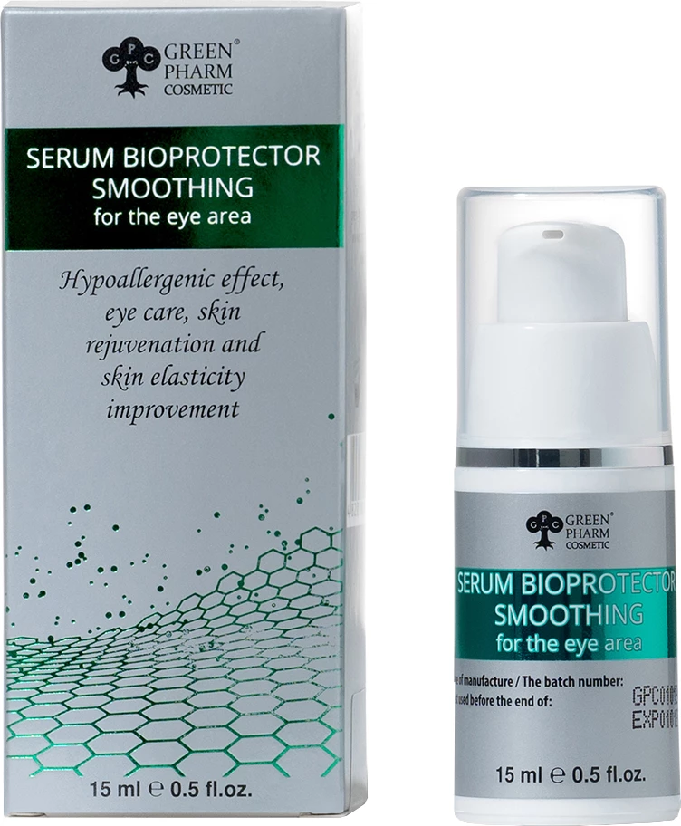 Serum për sy Green Pharm Cosmetic Bio-protector smoothing për femra 15ml