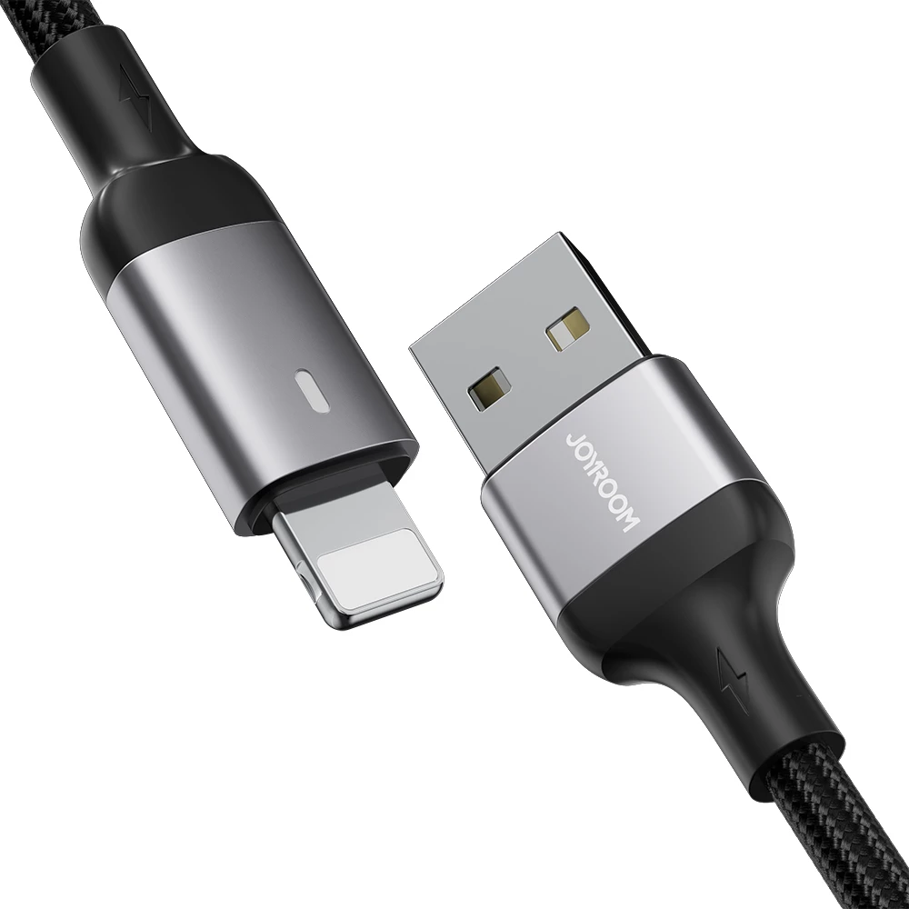 Kabllo Joyroom Extraordinary Series A10, USB-A në Lightning, 1.2m, e zezë