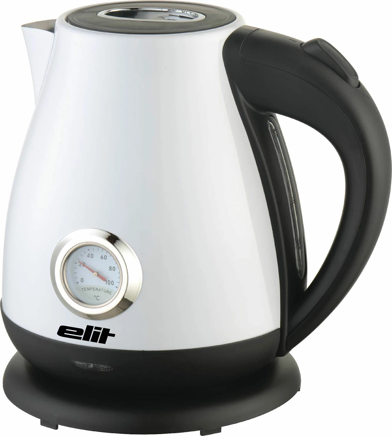 Çajnik elektrik retro Elit Retro 1.7L 2200W, bardh/zi 5