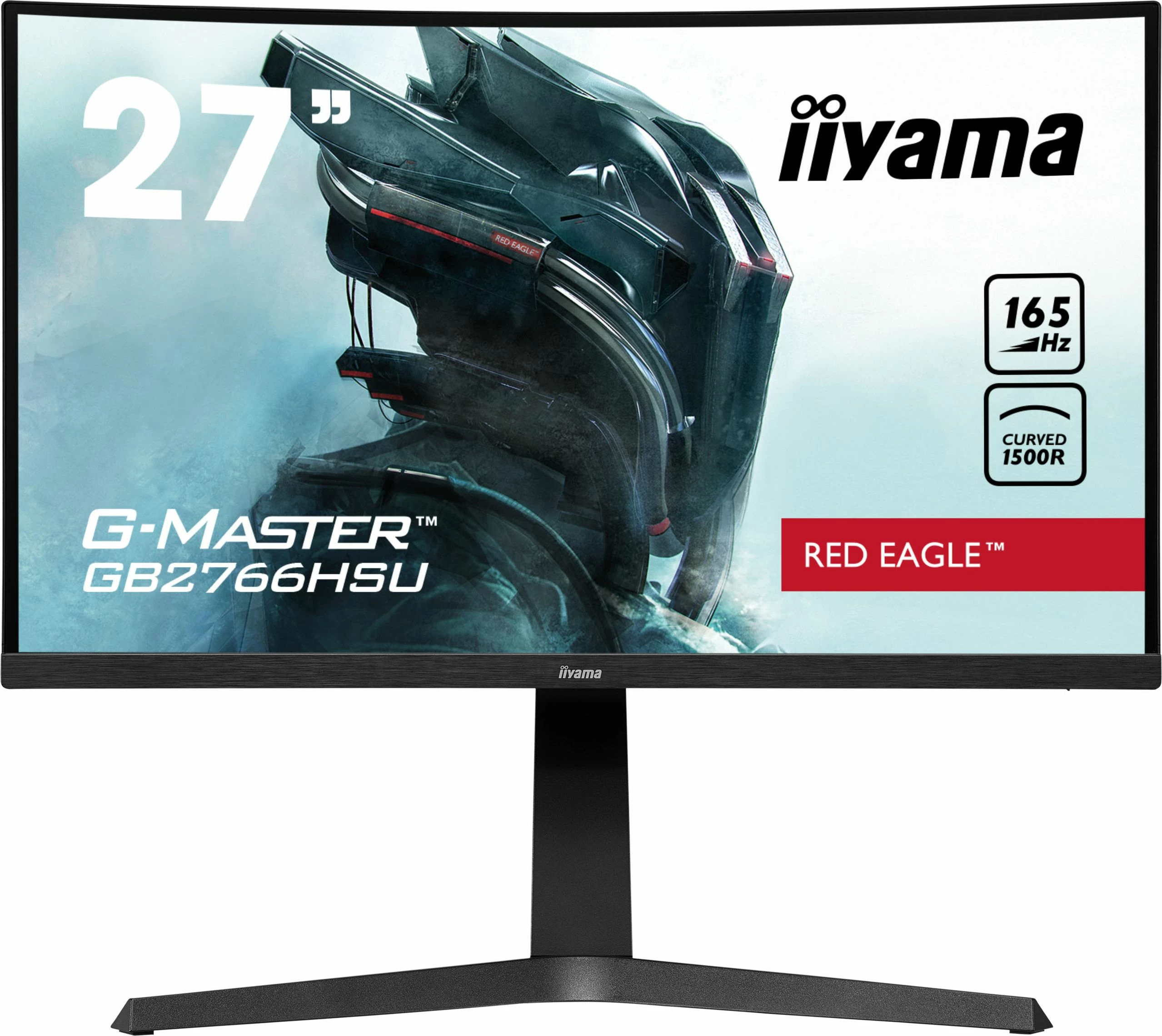 Monitor gaming iiyama G-Master GB2766HSU-B1 27\" Full HD 165Hz i lakuar, FreeSync Premium, i zi