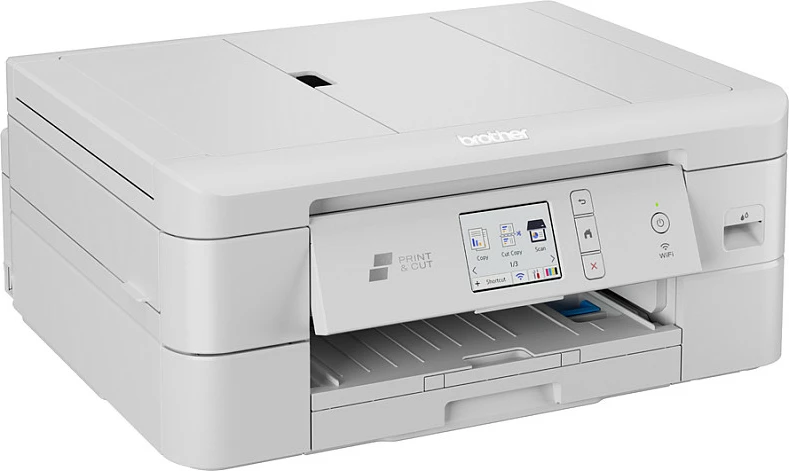 Printer multifunksional Brother DCP-J1800DW, Inkjet, Print & Cut, A4/A5, Wi‑Fi, Duplex, i bardhë