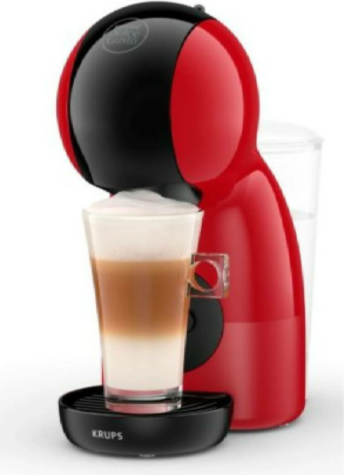 Aparat kafeje me kapsula Krups Piccolo XS KP1A3510, 0.8L, 1500W, 15 bar, për Dolce Gusto, e kuqe