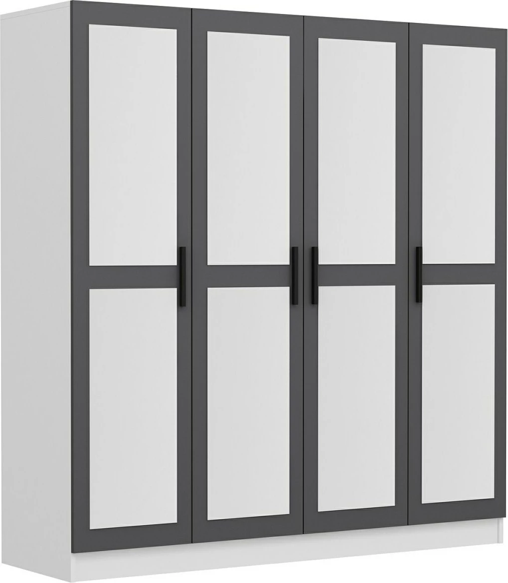 Dollap Skye Decor, ngjyrë antracit, 180x210x52cm