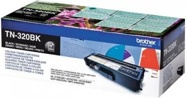Toner Brother TN-320BK, për printerë Brother HL, rendiment 2,400–4,400 faqe, e zezë