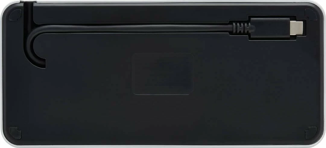 Docking station USB-C Eaton Tripp Lite U442-DOCK16-B, 60W Power Delivery, 4K, HDMI + Mini DisplayPort + VGA, 2x USB 3.0, USB-C, LAN Gigabit, zi/argjendtë