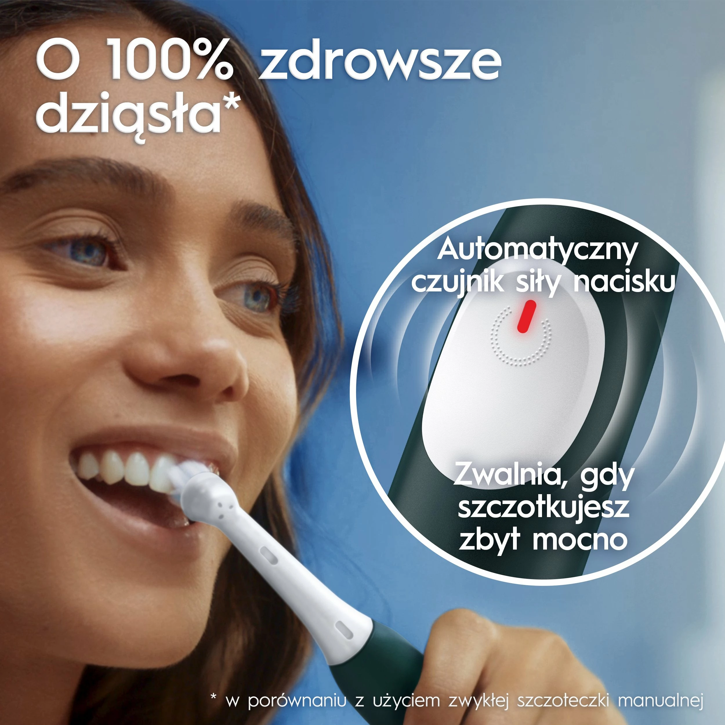 Furçë dhëmbësh elektrike Oral-B iO Series 2 3770, 3 moda, me sensor presioni, 6 koka, e gjelbër