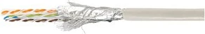Kabllo rrjetit Cat6 Equip 100m SF/UTP, bakër i plotë, LSZH, e bardhë