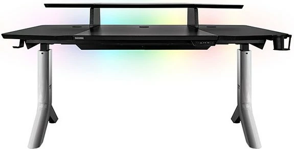 Tavolinë gaming Thermaltake ARGENT P900, smart, rregullim elektrik, LED, e zezë