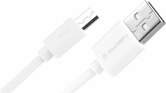 Lidhje Mikro Usb GOGEN GOGMICUSB100MM11 (Bardhë, 2m)