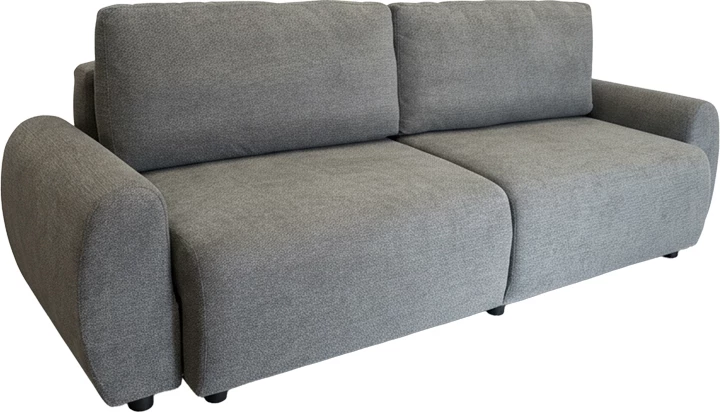 Krevat-kanaqe Hungie, material poliestër, ngjyrë gri, 250x92x89cm