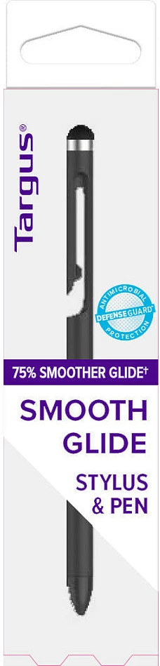 Stylus pen Targus AM, universal, klips i integrum, zi/argjendtë