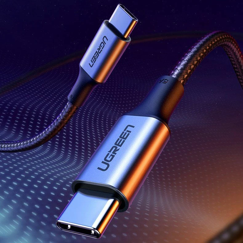 Kabllo USB-C në USB-C Ugreen 56613 2m 100W (5A) PD/QC3.0 Gri