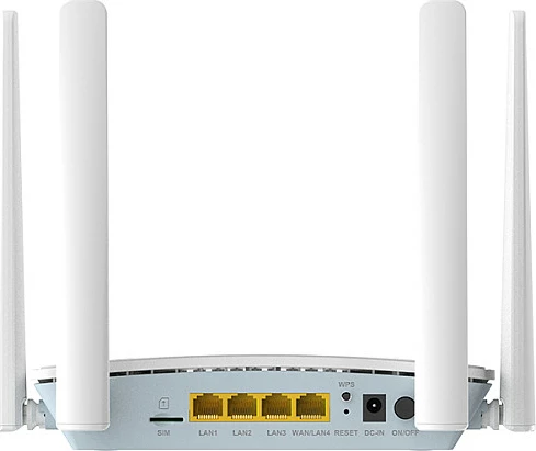 Router D-Link G403C 4G LTE N300 Wi-Fi, 2.4 GHz, 4x LAN, 3 antena, i bardhë