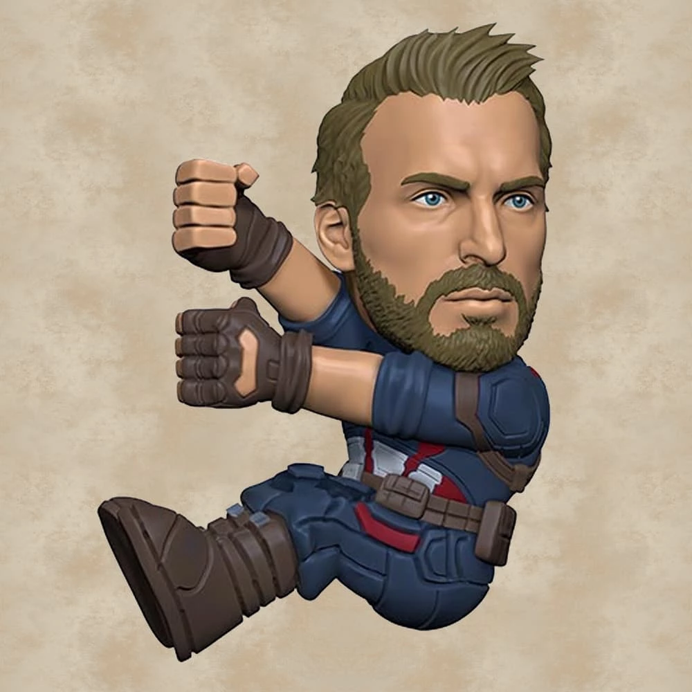 Figurinë koleksionuese NECA Scalers 2 Captain America Avengers: Infinity War 5 cm