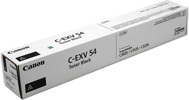 Toner, Canon, C-EXV 54, origjinal, rendiment 5,500–8,800 faqe, e zezë, 1 copë