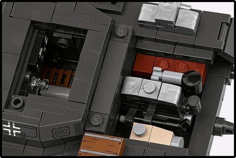 Set blloqesh ndërtimi COBI Panzer I Ausf. B 2660 1:28 654 pjesë me 1 figurë gri e errët