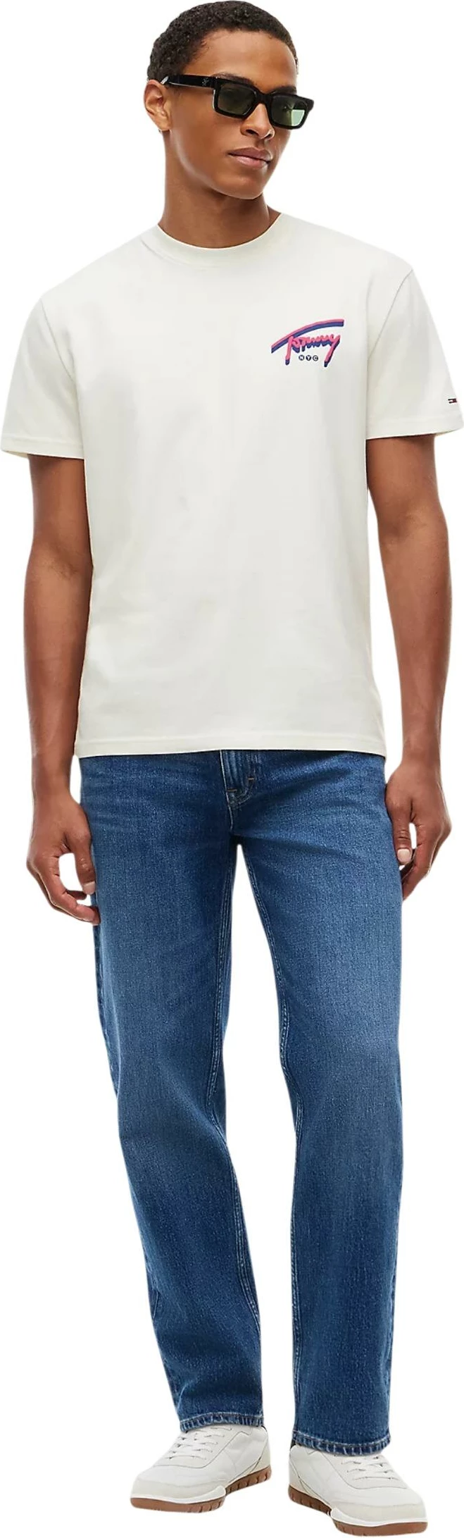 Maicë për meshkuj Tommy Hilfiger Jeans DM0DM23542, krem (Sour Cream) [Madhësia: XL]