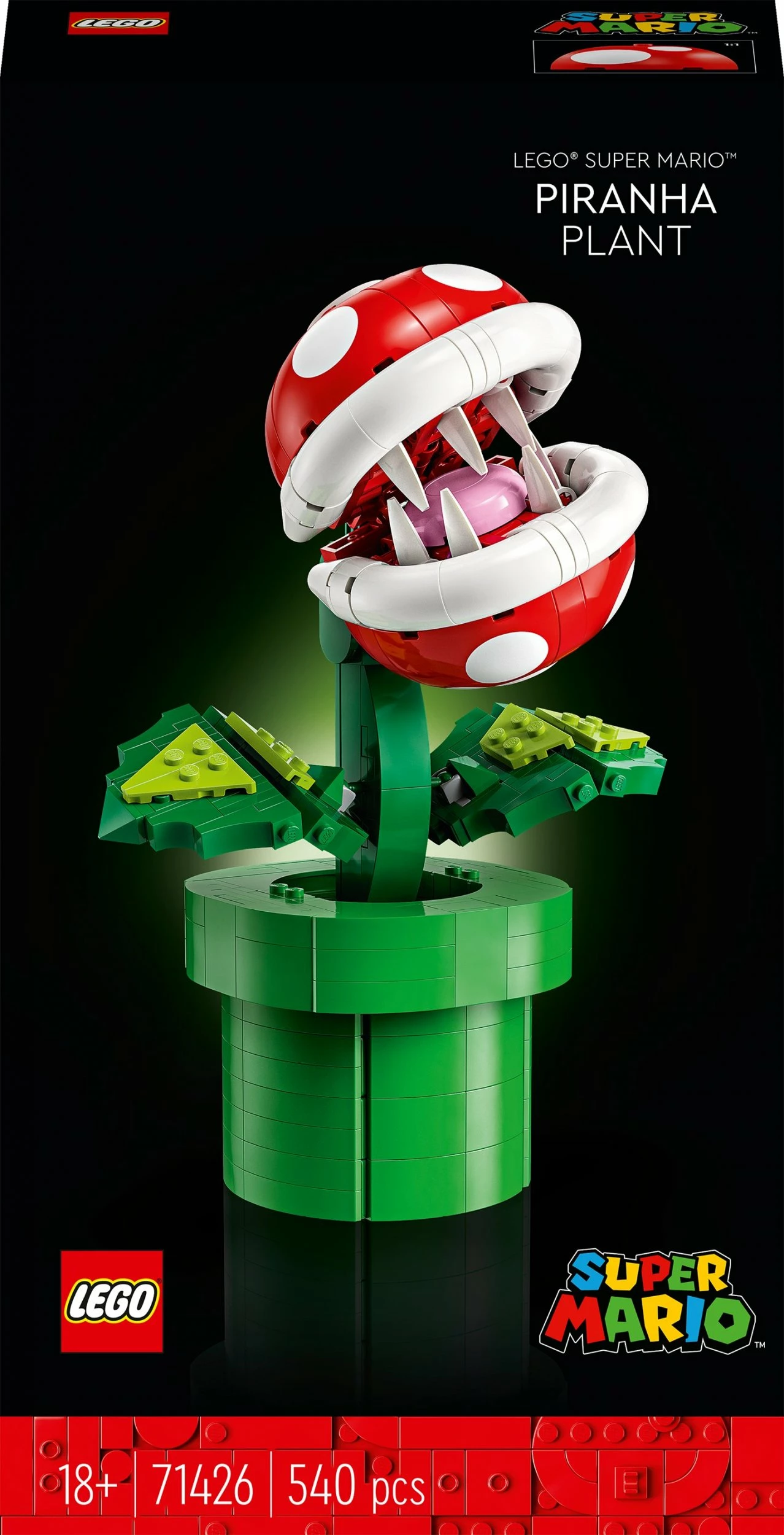 Set ndërtimi LEGO Super Mario Piranha Plant 71426, 540 copë
