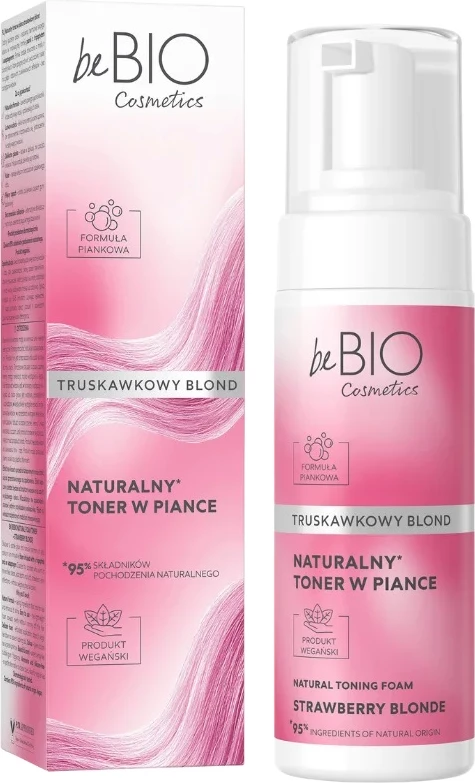 Shkumë ngjyruese për flokë BeBio Ewa Chodakowska Truskawkowy Blond unisex 120ml