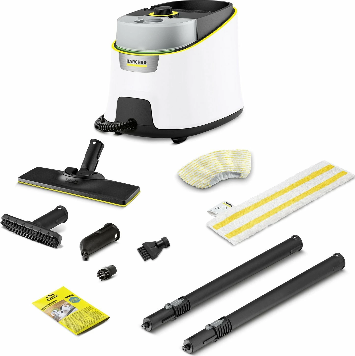 Pastrues me avull Karcher SC 4 Deluxe 1.513-460.0, 2200 W, 4 bar, 1.3 L, i bardhë, set me aksesorë