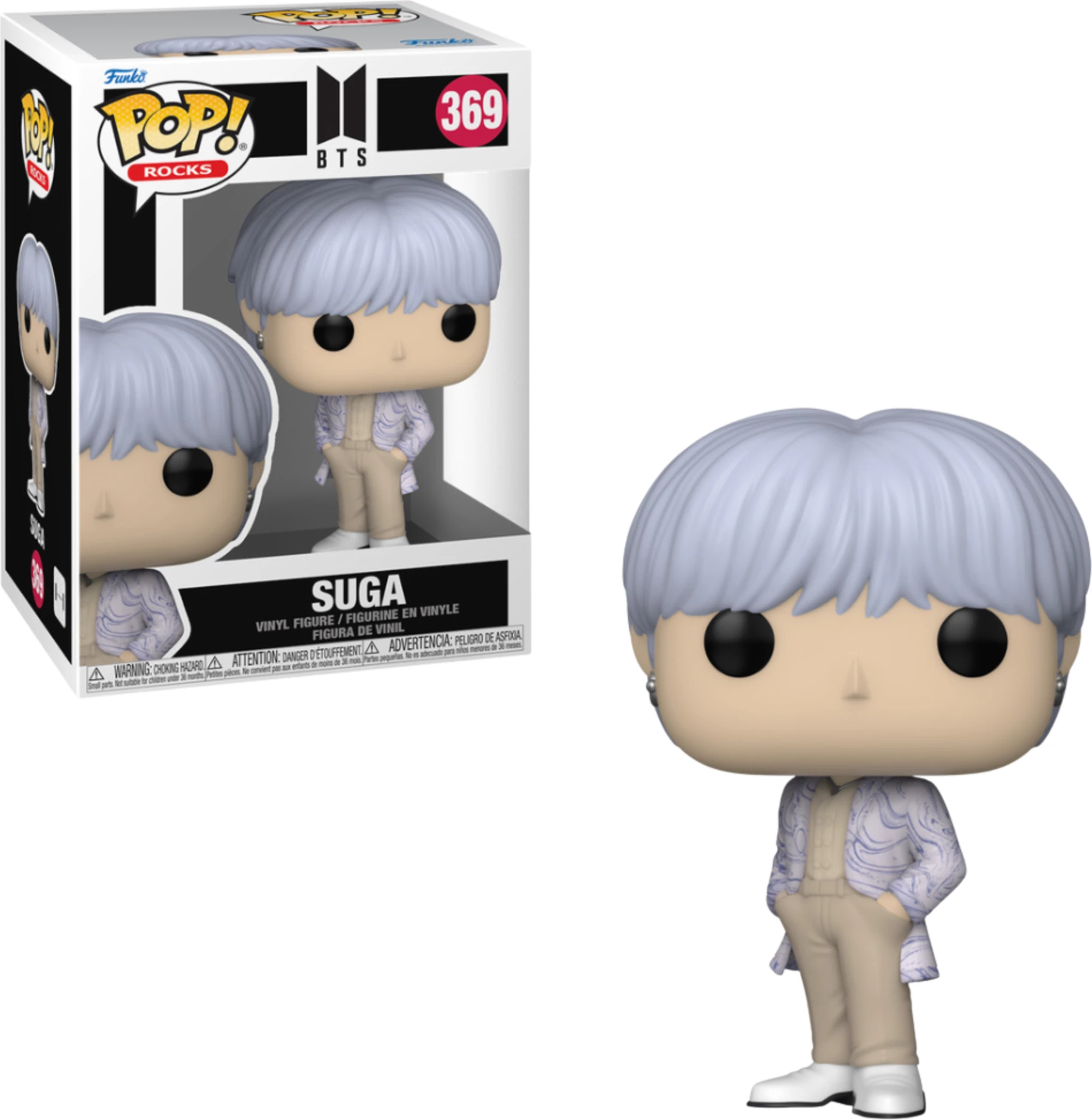 Figurinë Funko Pop Rocks Funko BTS Suga, vinyl