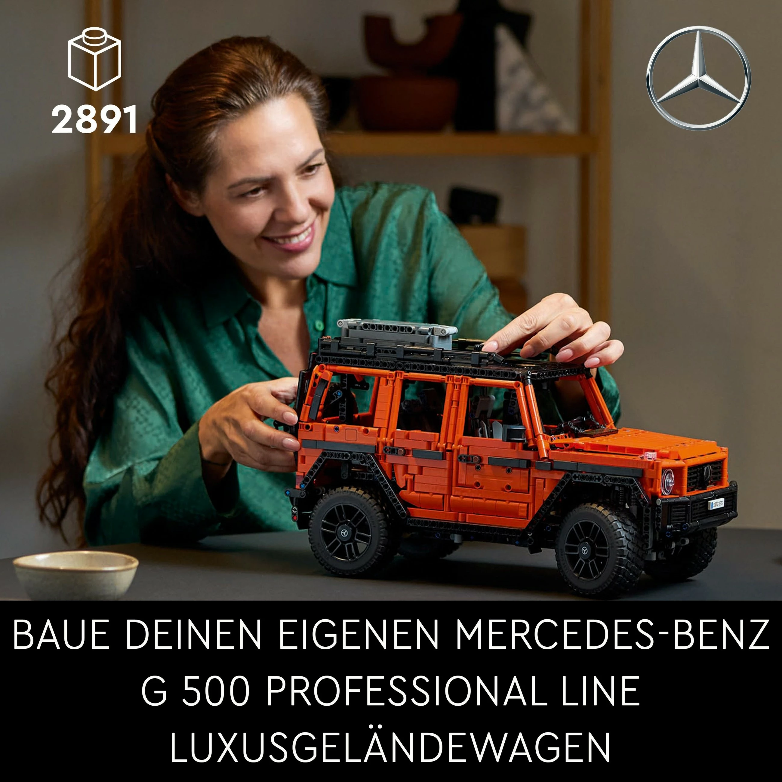 Set ndërtimi LEGO Mercedes-Benz G 500, 2891 pjesë, shumëngjyrëshe