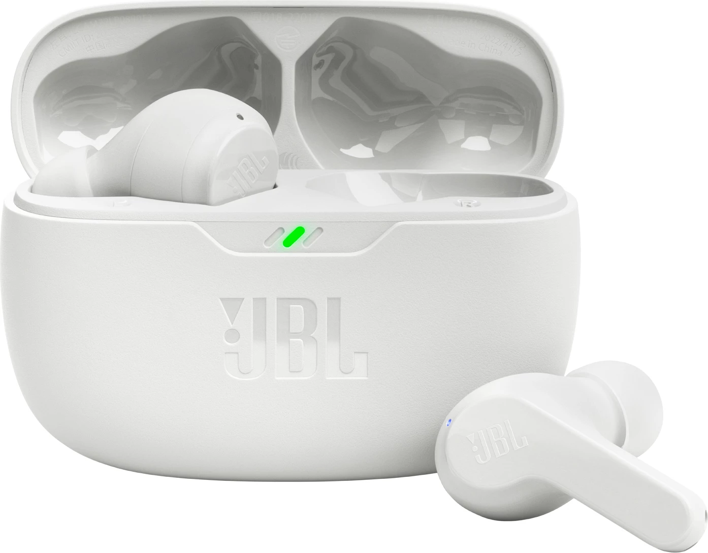 Kufje wireless JBL Wave Beam, Bluetooth 5.2, TWS, IP54, USB-C, të bardha