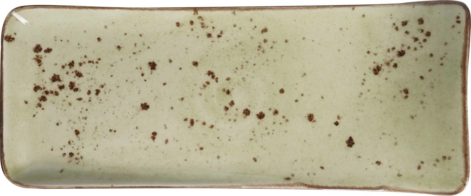 Pjatë servimi Fine Dine Olive 215x90 mm, porcelan, e gjelbër, set 6 copë