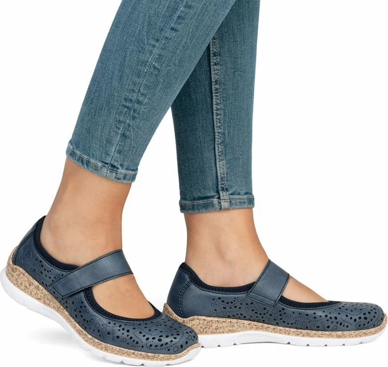 Këpucë femra Rieker N4299-14, të kaltra