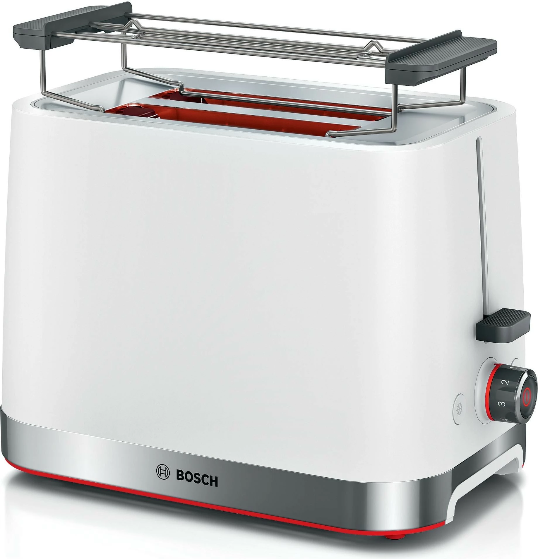 Toaster Bosch TAT4M221, 2 feta, 950 W, Bardhë