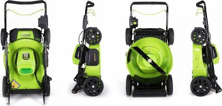 Kositëse bari me bateri Greenworks GD60LM46SP 60V, 46cm, vetëlëvizëse, pa bateri, jeshile/zezë
