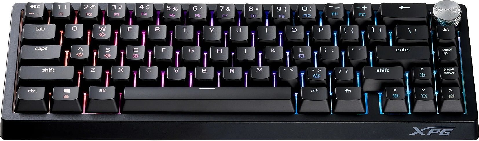 Tastierë gaming ADATA XPG SORCERER MINI, US Layout, RGB, e zezë