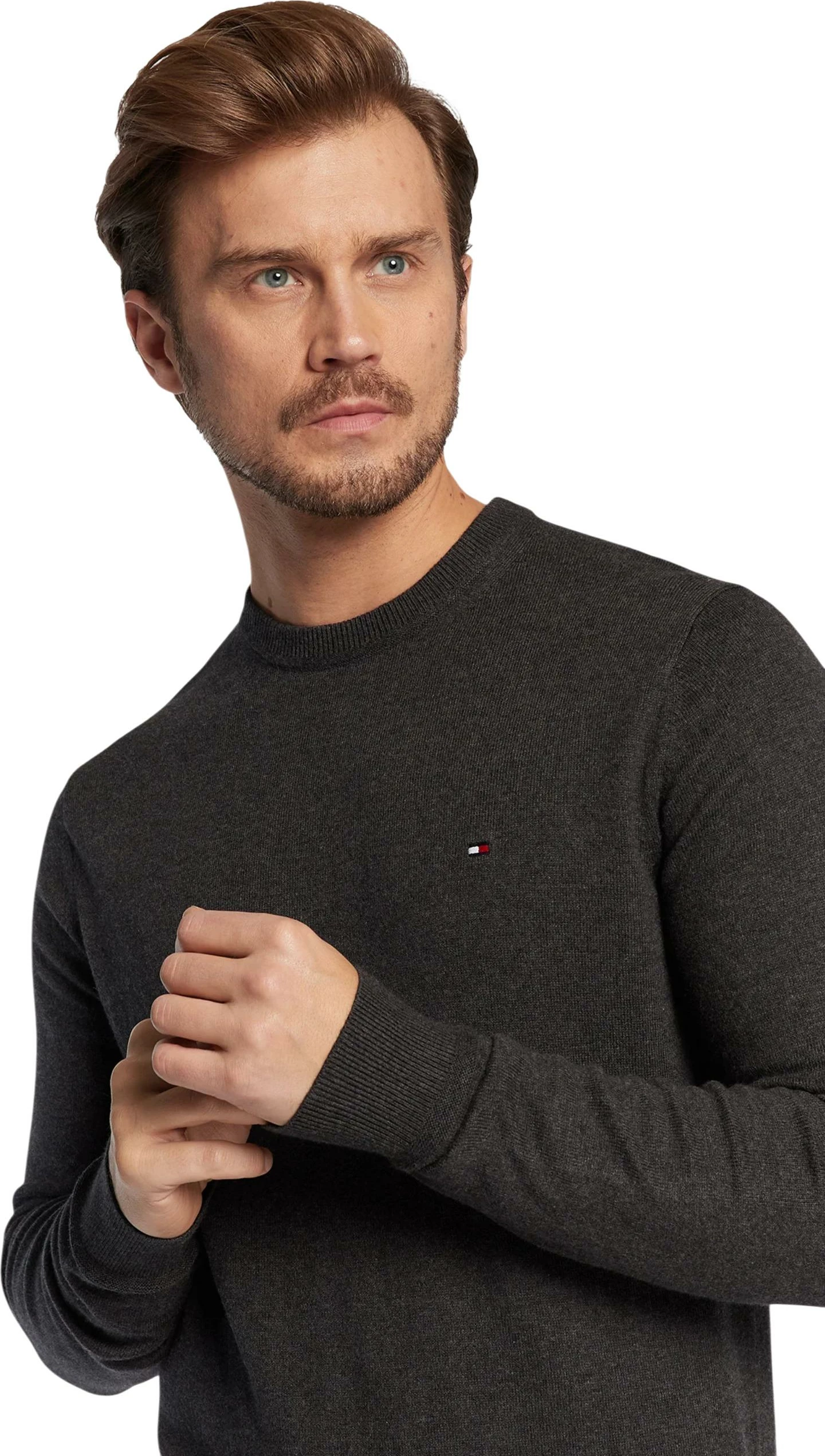 Xhemper për meshkuj Tommy Hilfiger MW0MW28046, gri e errët [Madhësia: M]