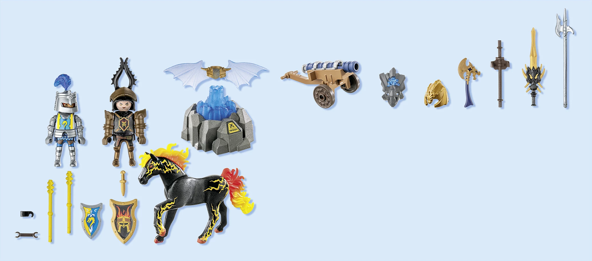 Set lodrash Playmobil Novelmore 71645, 41 copë, 4-10 vjeç