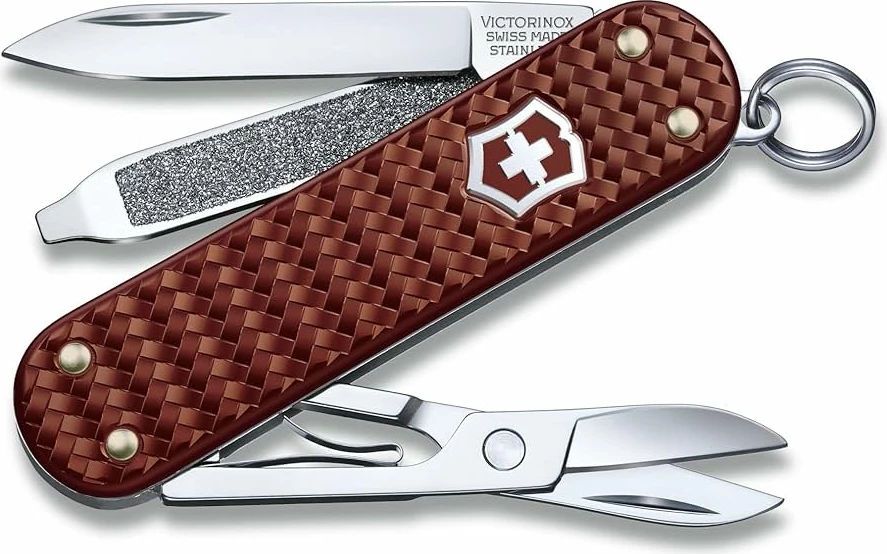Brisk klasik 58mm Victorinox, ngjyrë kafe