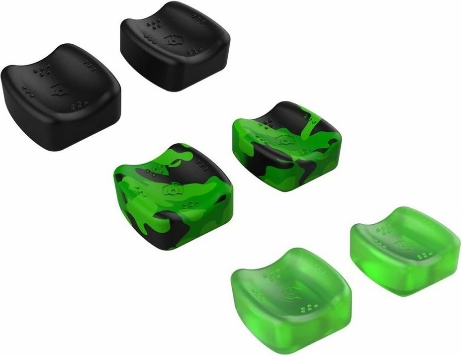 Kapëse për analog Gioteck Sniper Mega Pack, për Xbox Series X/S, gjelbër, pako 3 sete