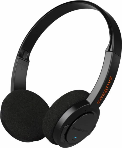 Kufje Creative Sound Blaster JAM V2 (51EF0950AA000), Bluetooth 5.0, on-ear, me mikrofon, ANC, 22 orë, të zeza