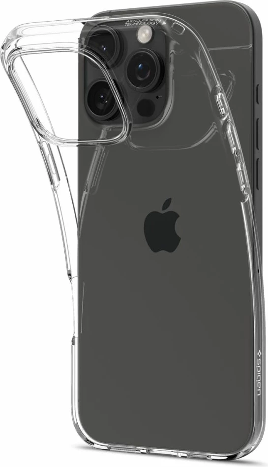 Mbështjellës, Spigen Liquid Crystal për iPhone 16 Pro, TPU i hollë, transparent, set 1 copë