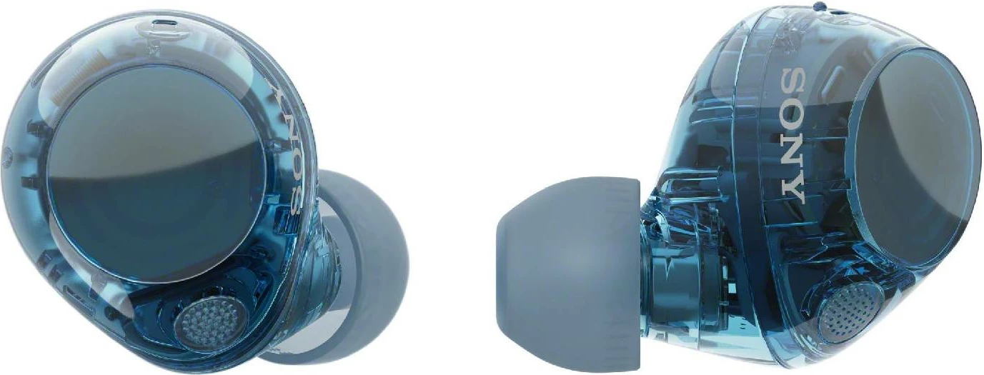 Kufje in-ear wireless Sony WF-C710N, transparente blu